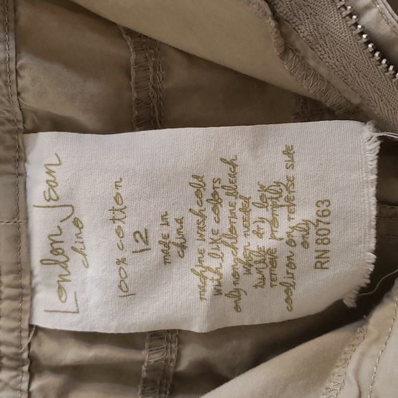 London Jean cute chino khaki pants - Picture 3 of 5